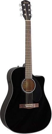 Guitarra Fender, negro-min